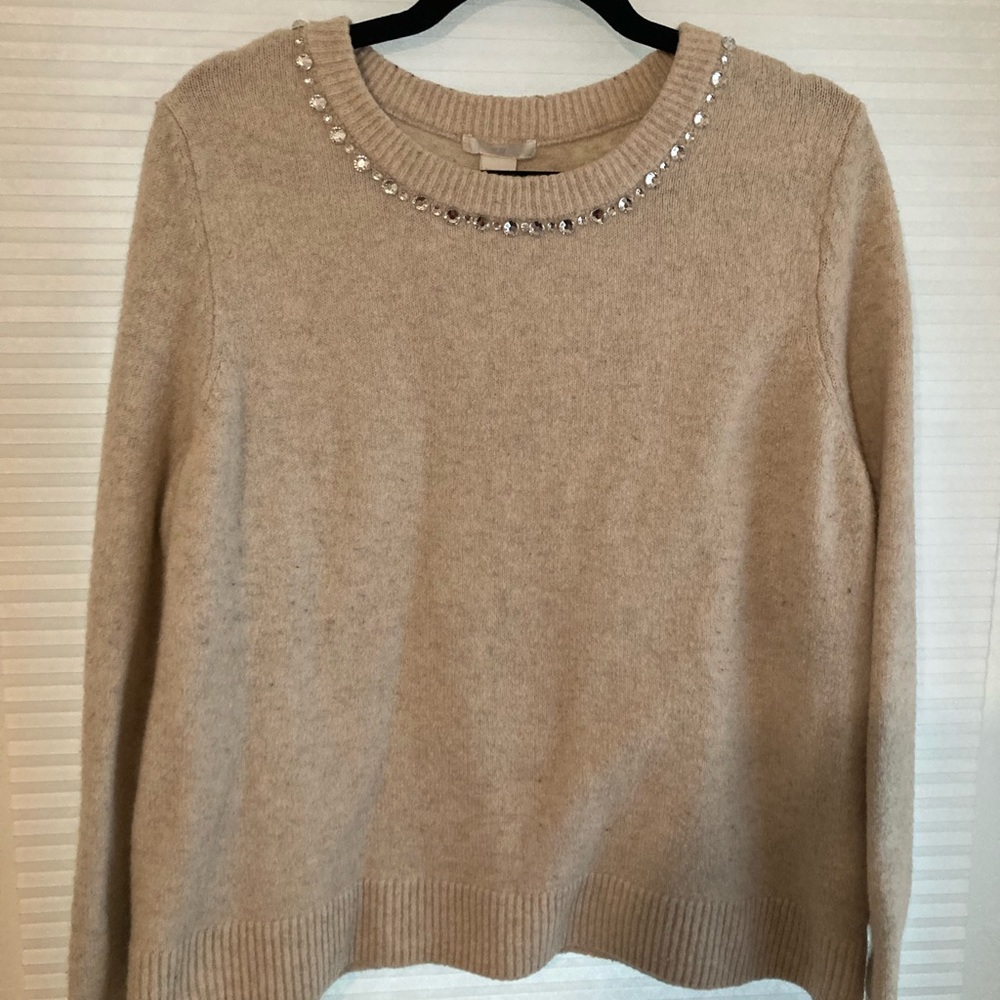 🛳 H&M 🛳 womens lightweight sweater with statement neck detail